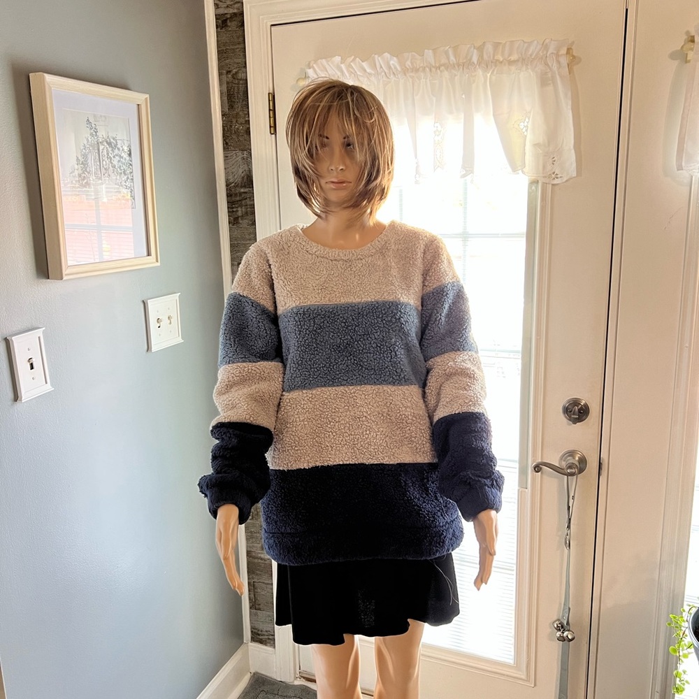 Zenana Outfitters Sherpa Pullover SZ SM‎